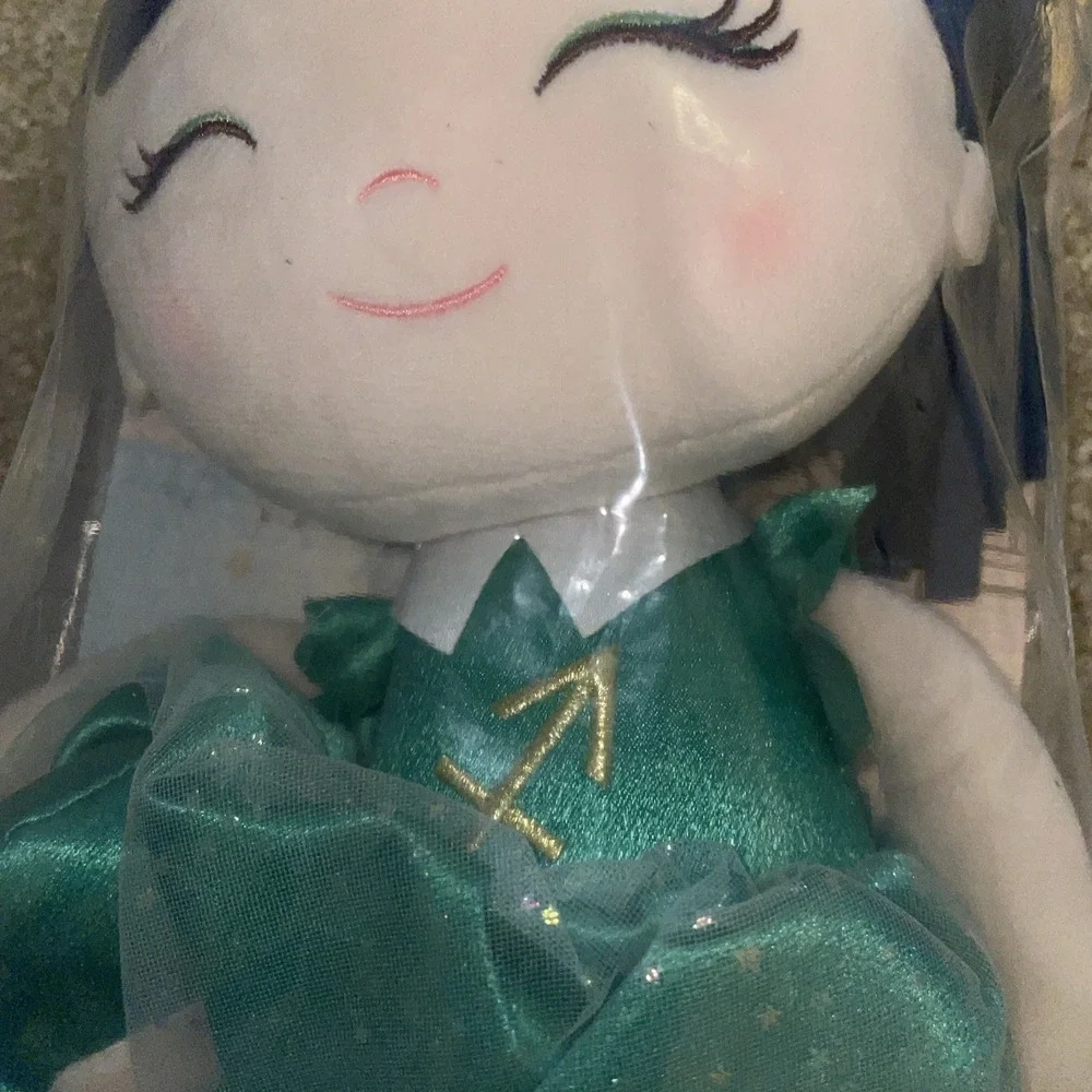 Arteeksdoll Constellation Princess Sagittarius Plush‎ Doll Green Dress New